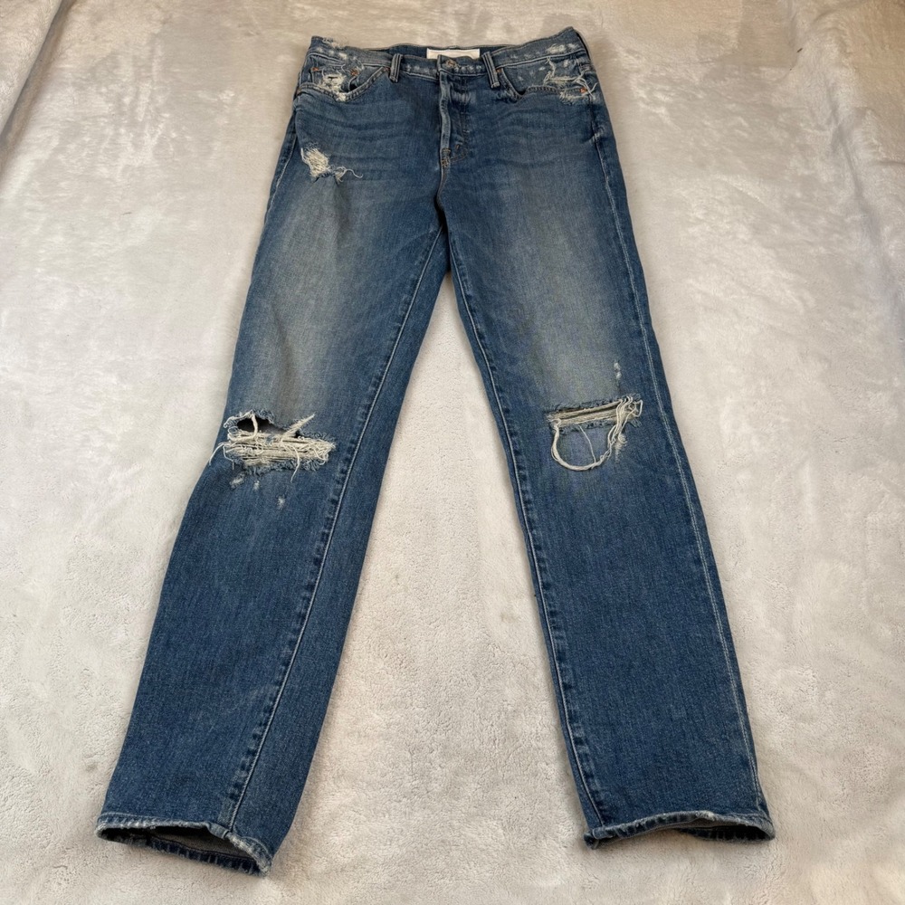 Mother Superior The Trickster Ankle Jeans On Holy Ground Distressed 10096-269 25